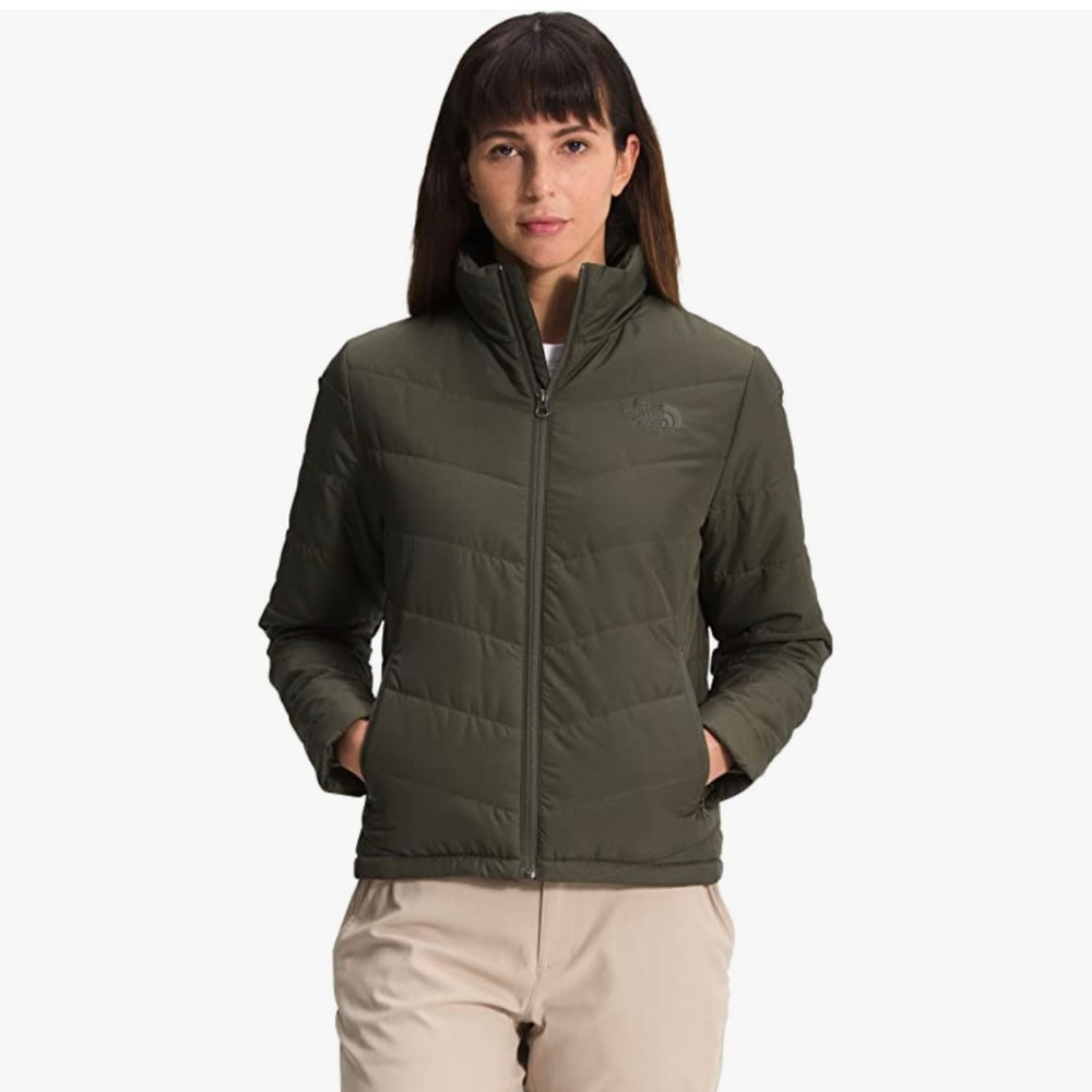 THE NORTH FACE Women’s Tamburello Insulated Jacket taupe green size small
